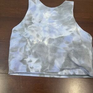 guc athleta Blue and White padded sports bra small